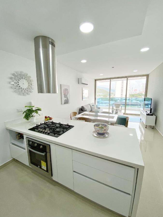 Apartamento Encantador Samaria Club De Playa, 3 Alcobas 6 Personas Playa Privada Santa Marta  Luaran gambar