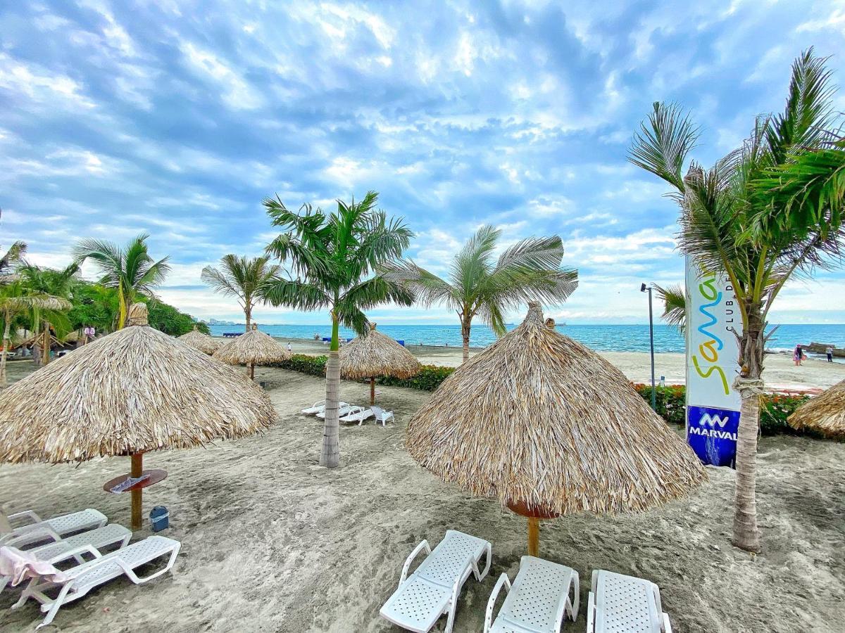 Apartamento Encantador Samaria Club De Playa, 3 Alcobas 6 Personas Playa Privada Santa Marta  Luaran gambar